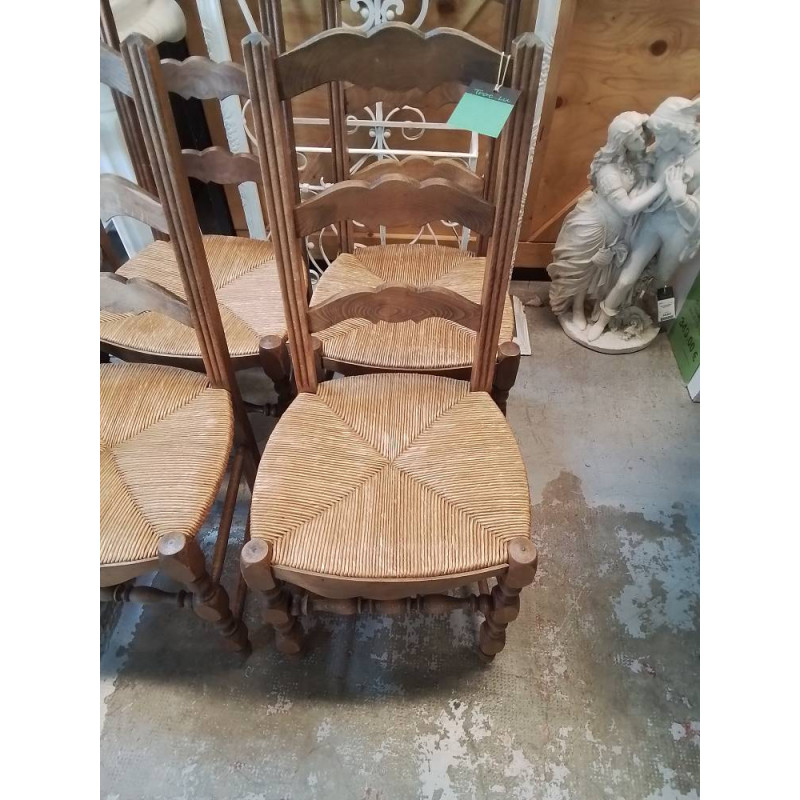 LOT DE 6 CHAISES 