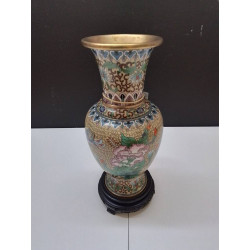 VASE CLOISONNE 