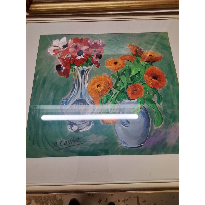 NATURE MORTE SIGNEE A CAILLET