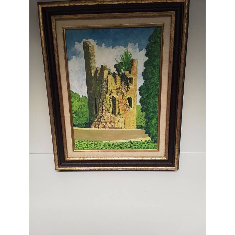 TABLEAU DENT CREUSE DU BOCK SIGNÉE CL KLEIN