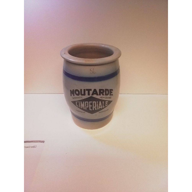 MOUTARDIER L IMPERIALE EN GRIS 