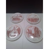 LOT DE 4 ASSIETTES VILLEROY BOCH 