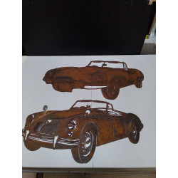 PLAQUE METAL VOITURE 