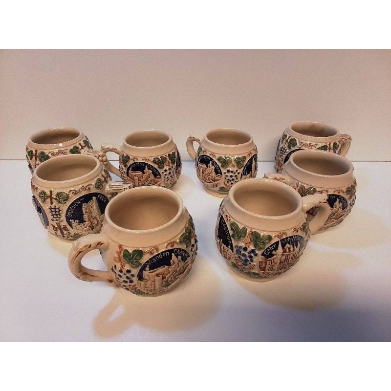 LOT TASSES CHÂTEAUX LUXEMBOURG 