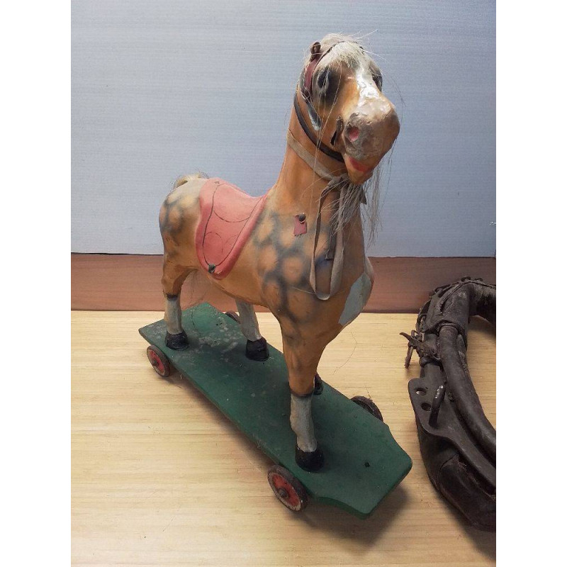 JOUET CHEVAL ANCIEN 