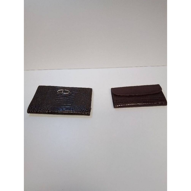 PORTE FEUILLE STYLE CROCO 