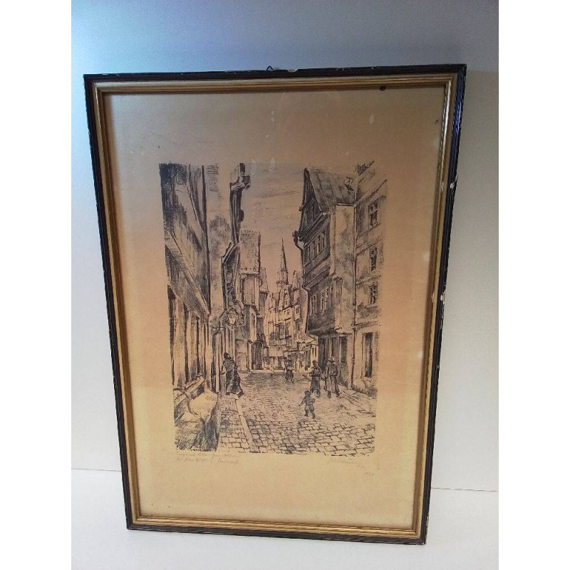 LITHOGRAPHIE ANCIENNE 