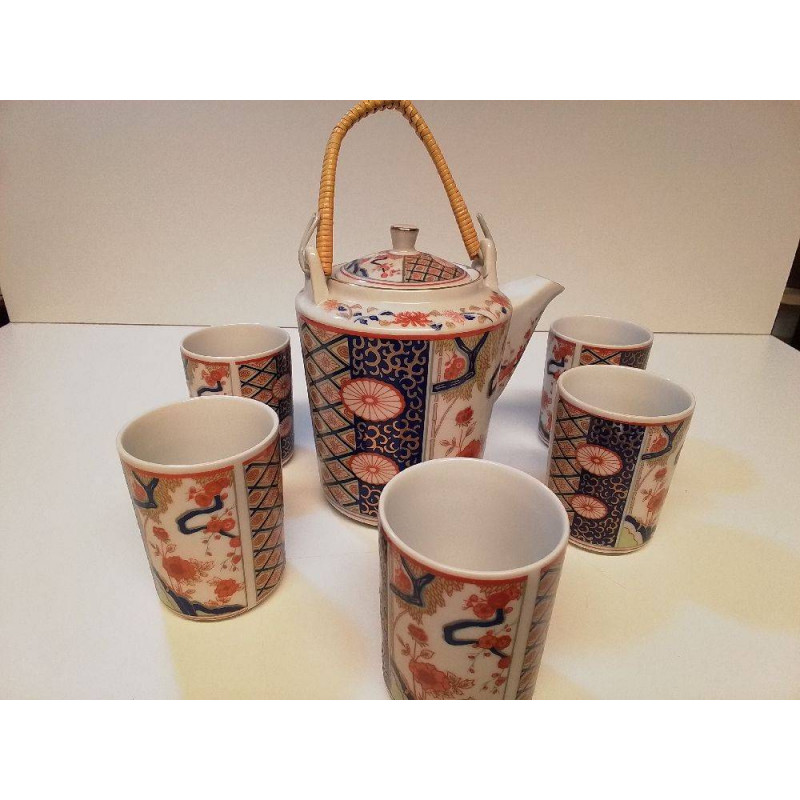 SERVICE A THE PORCELAINE MOTIF JAPONISANT 