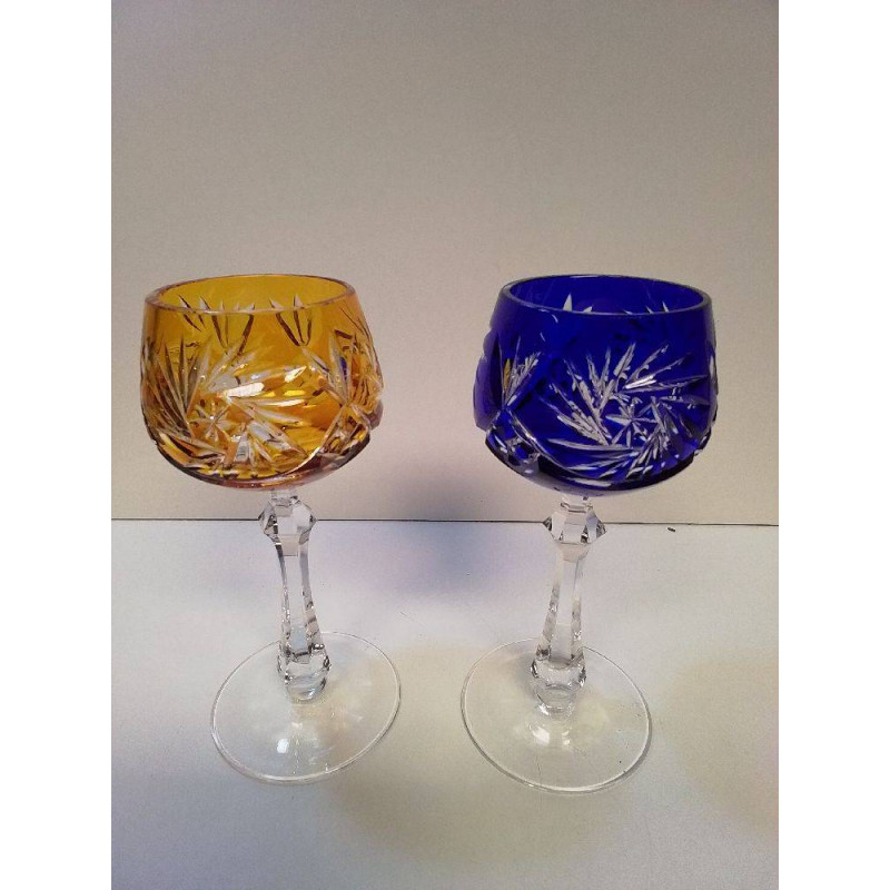 VERRE CRISTAL CISELÉ LA PIECE 