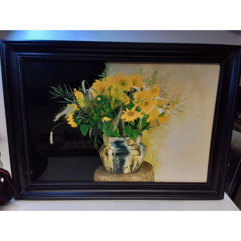 NATURE MORTE ENCADREMENT NOIR 