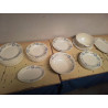 SERVICE PORCELAINE MOTIF A FLEURS 