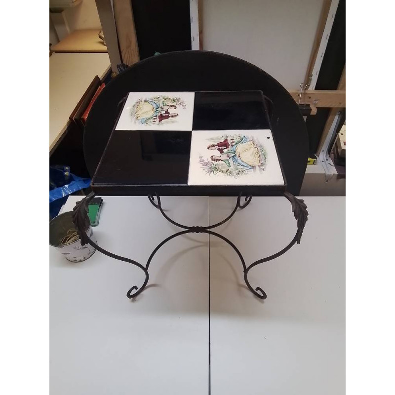 SELLETTE VINTAGE FER ET CARRELAGE 