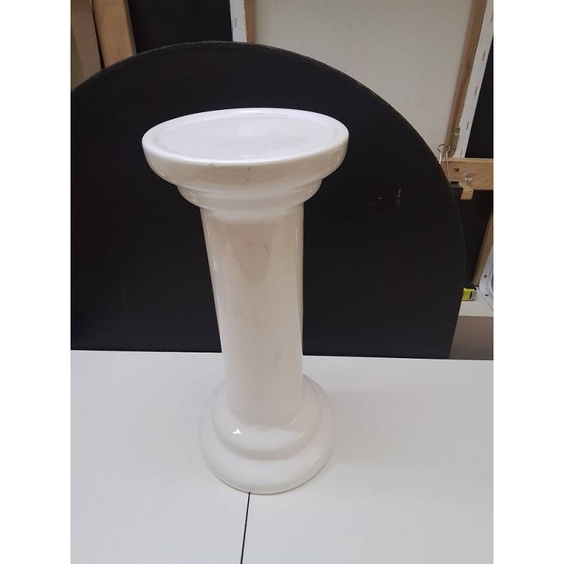 COLONNE BLANCHE EN CERAMIQUE 