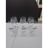LOT DE 6 VERRES BUSH NOEL 