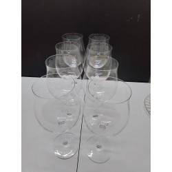 LOT DE 8 VERRES A VIN 