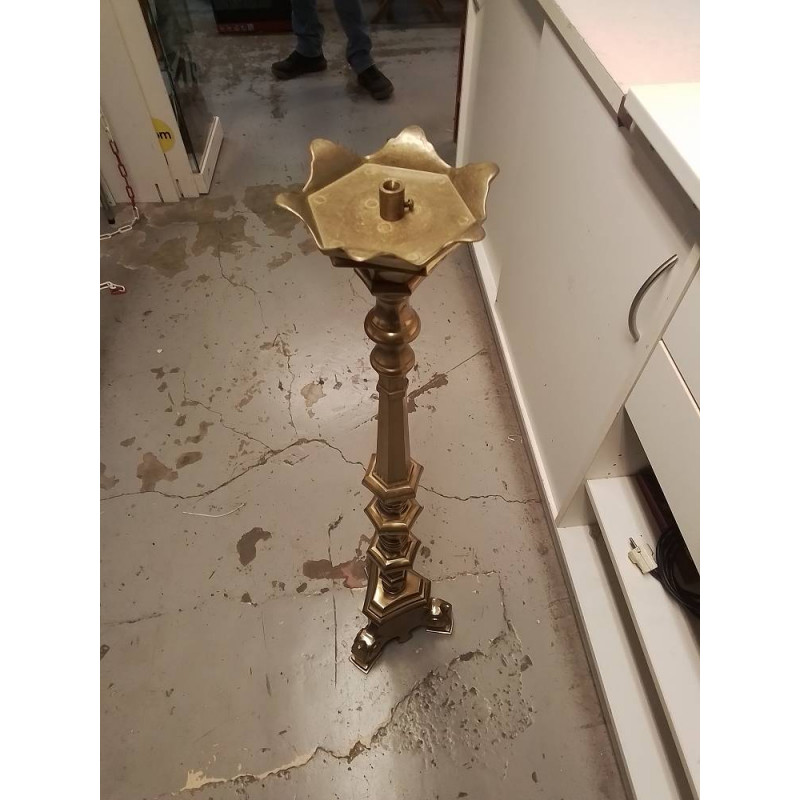 PIQUE CIERGE EN LAITON GRAND MODELE 