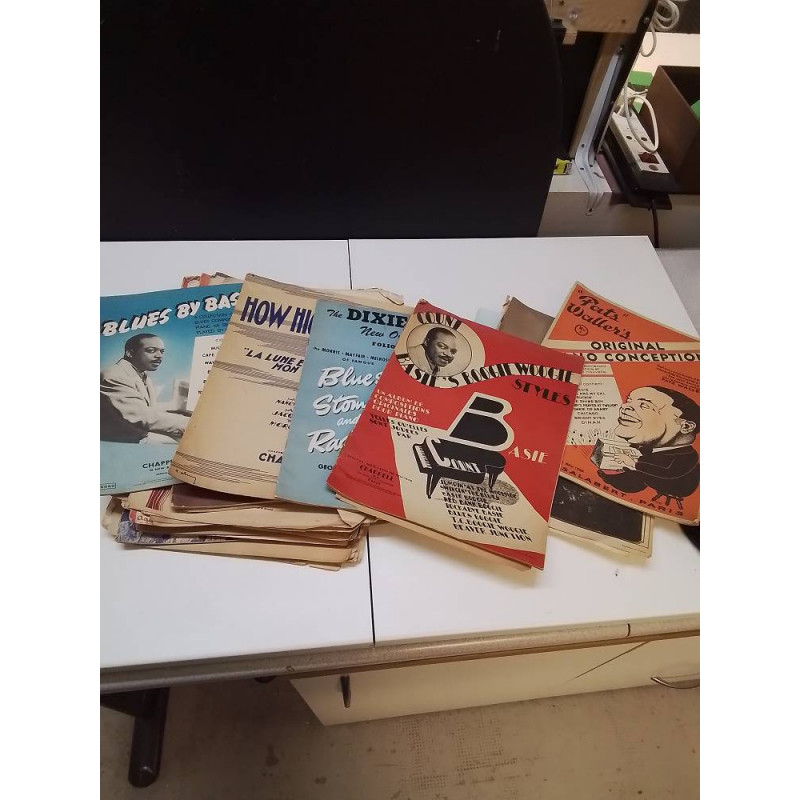 LOT DE LIVRES JAZZ ANCIEN