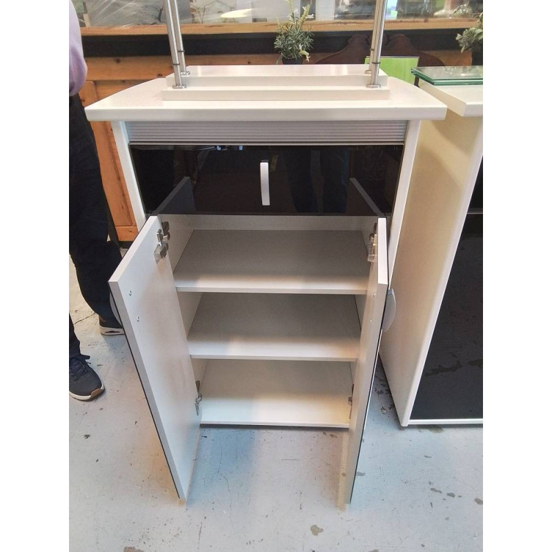 MEUBLE D’APPOINT 2 PORTES 1 TIROIRS MODERNE 