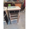 MEUBLE D’APPOINT 2 PORTES 1 TIROIRS MODERNE 