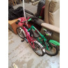 VELO ENFANT ROSE OU VERT DIVERS