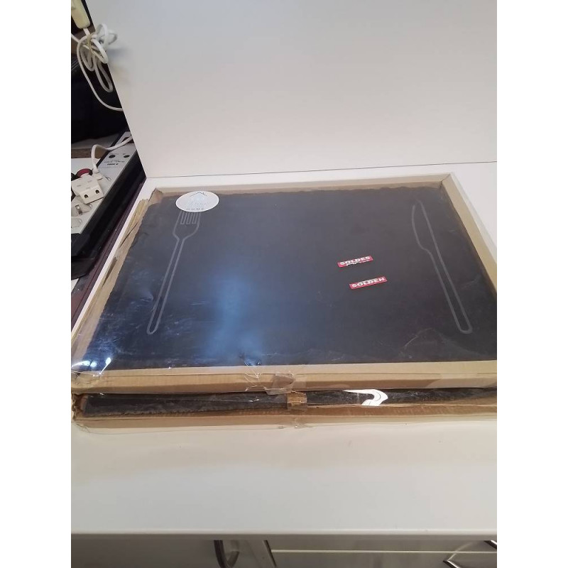 LOT ASSIETTES ARDOISE 