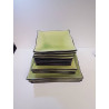LOT D’ASSIETTES MODERNE VERTE 