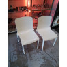 CHAISE PVC BLANCHE 