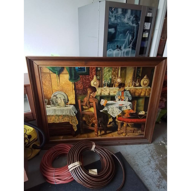 REPRODUCTION GM JOUEURS DE CARTE GM