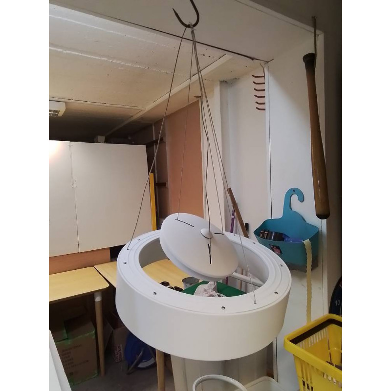 LUSTRE MODERNE ROND LED NEUF