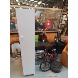 ETAGERE BLANCHE EN BOIS 1 PORTE