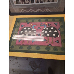 PEINTURE SUR TISSU LA PIECE