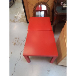TABLE BASSE ROUGE LA PIECE
