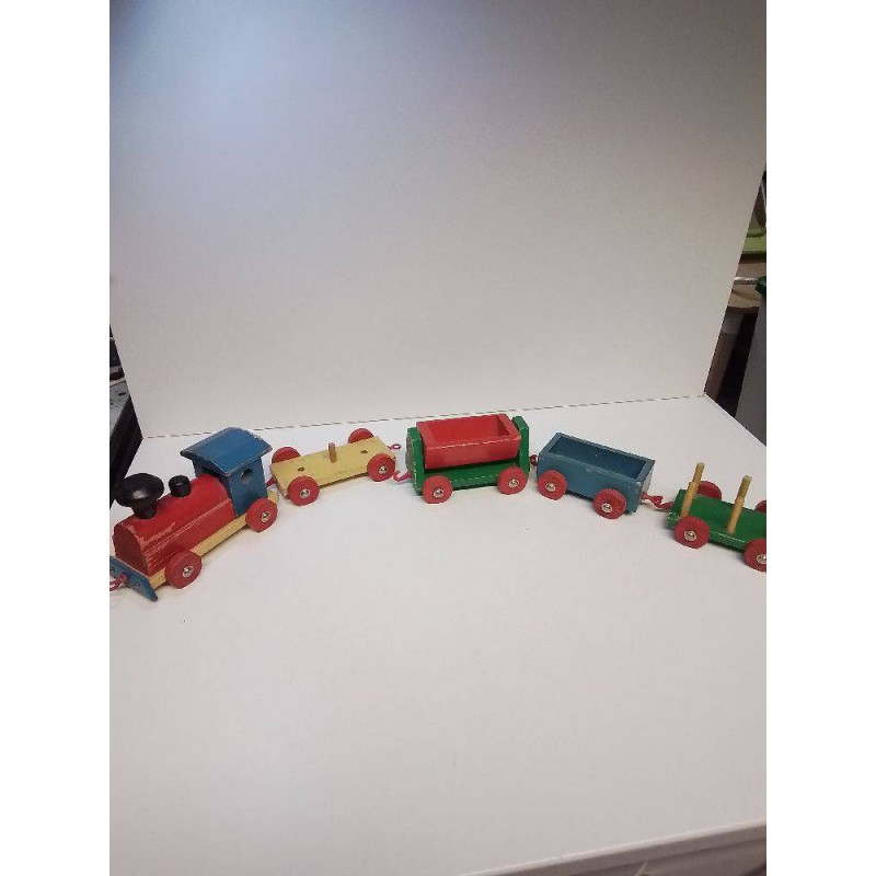 TRAIN EN BOIS VINTAGE 