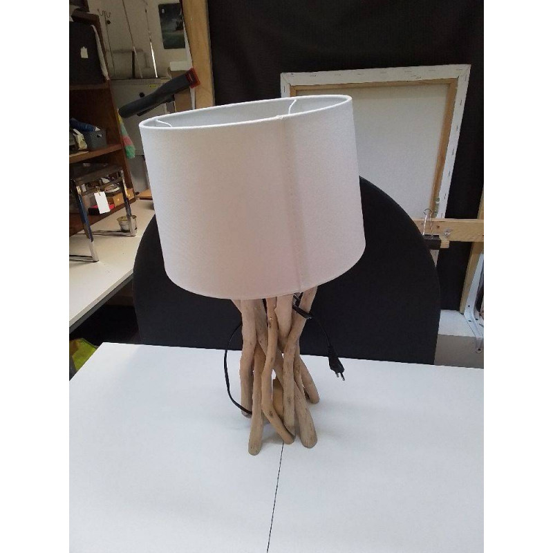 LAMPE A POSER MODERNE BOIS 