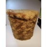 POUF JAUNE VINTAGE 