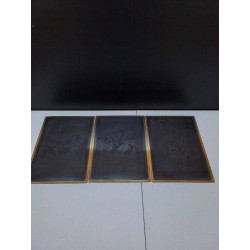 LOT DE GRAVURE SUR METAL...