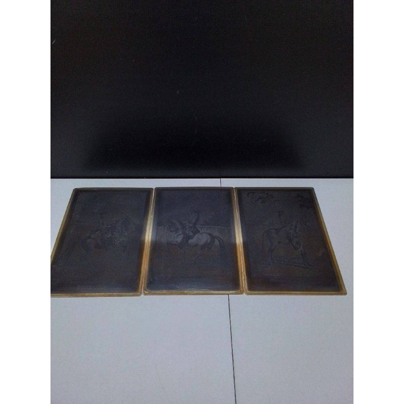 LOT DE GRAVURE SUR METAL JOHANN ELIAS RIDINGER