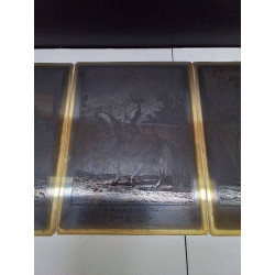 LOT DE GRAVURE SUR METAL JOHANN ELIAS RIDINGER