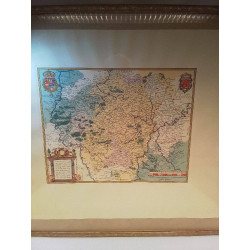 GRAVURE CARTE LUXEMBOURG 