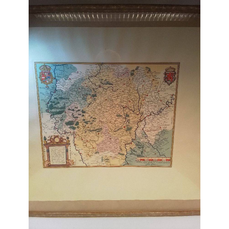 GRAVURE CARTE LUXEMBOURG 