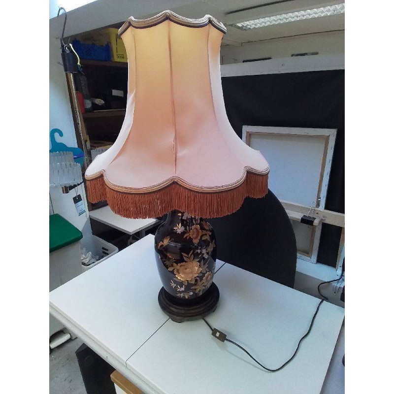 LAMPE EN PORCELAINE DE LIMOGES DRIMMER