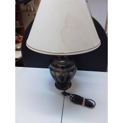 LAMPE A POSER NOIR ET OR 