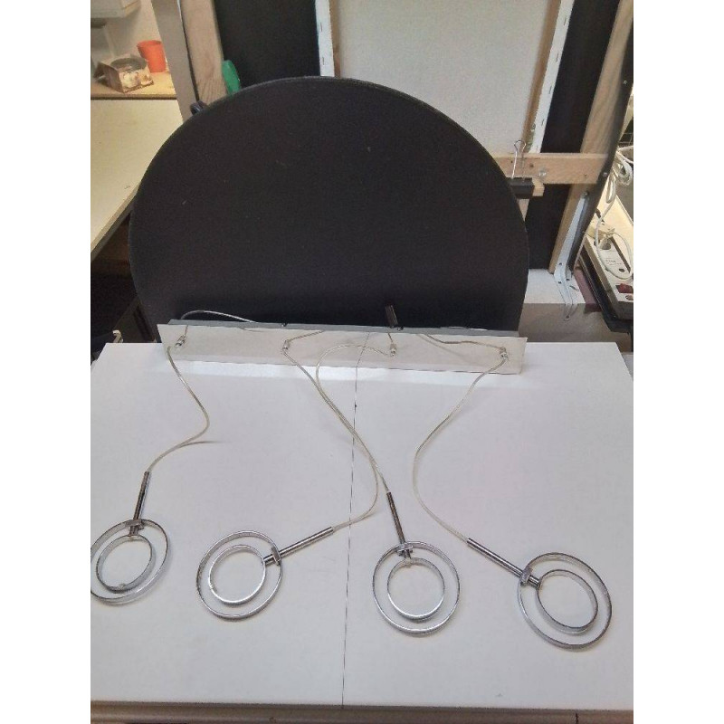 SUSPENSION MODERNE 4 FEUX LED 