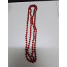 SAUTOIR PERLES ROUGES