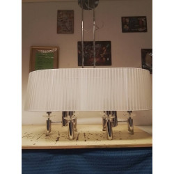 LUSTRE CHROME 6 FEUX GLO.MAN