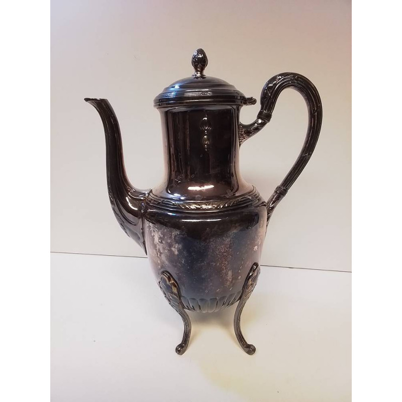 THÉIÈRE METAL ARGENTÉ 