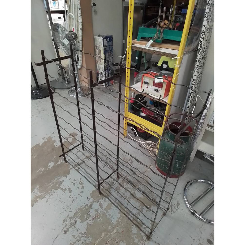 PORTANT METAL A BOUTEILLES 