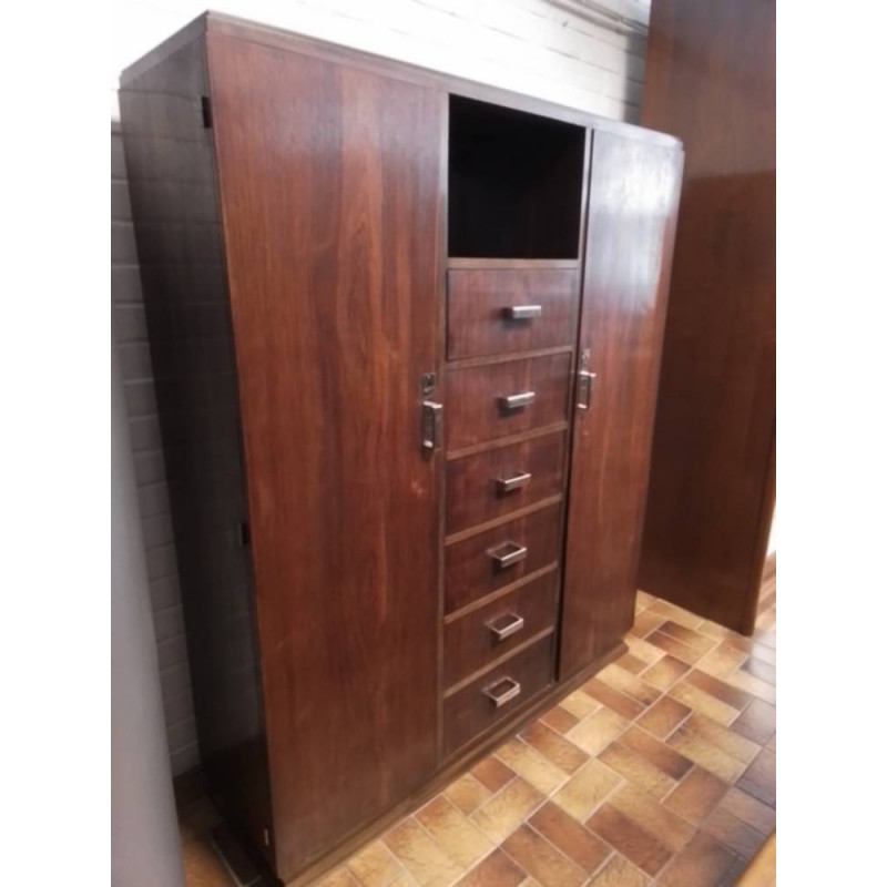 ARMOIRE PALISSANDRE ART DECO 