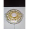 PLAT EN VERRE TON JAUNE 