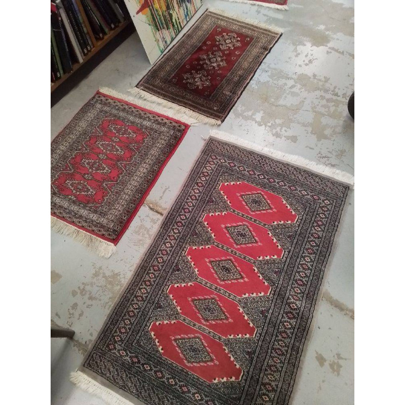 TAPIS DIVERS TON ROUGE 